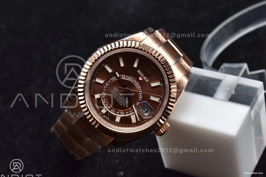 A23J Noob Dial Bracelet RG 1103 Best Sleek on Brown Skydweller Edition RG 1206